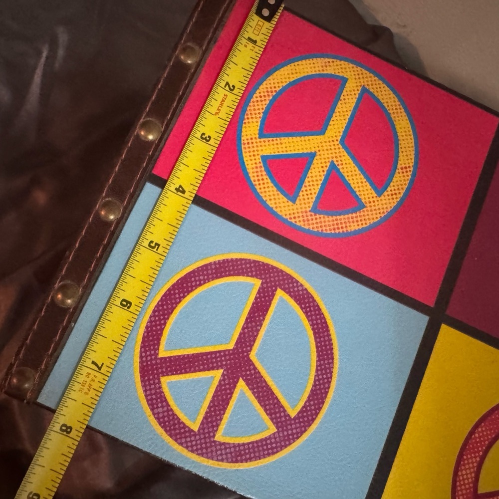 Colorful Peace Sign Storage Box - Picture 10 of 10
